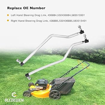 Amazon.com: Gledewen Adjustable LH/RH Steering Drag Link Set